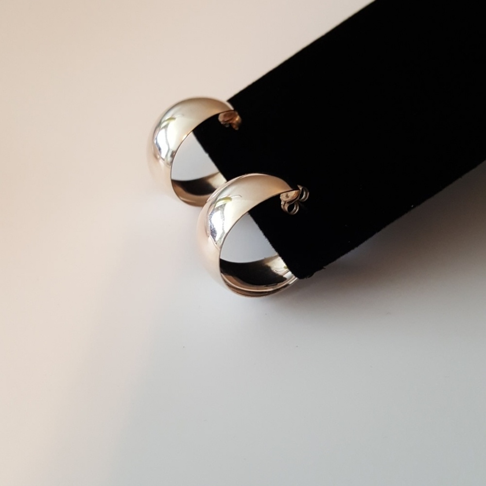 Sterling Hoops Vintage